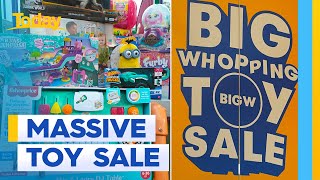 Hundreds of kids favourites slashed in monster toy sale  Today Show Australia [upl. by Oiril412]