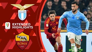 Lazio vs Roma Extended Highlights  Coppa Italia  CBS Sports Golazo [upl. by Aronas]