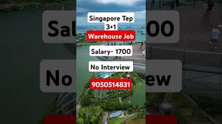 Singapore Work Permit  Singapore Tep  Singapore Study  viralvideo viralshorts [upl. by Lenard]