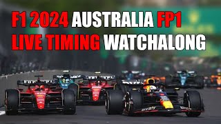 F1 2024 Australia FP1 Live Timings [upl. by Corly]