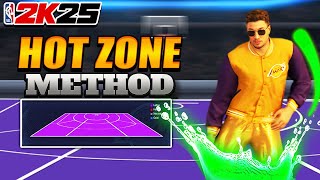 NBA 2K25  Hot Zone Method ALL SPOTS LETHAL SEASON2 [upl. by Lem570]