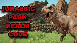 NEW BEST JURASSIC PARK REALM CODE FOR MINECRAFT BEDROCK EDITION [upl. by Sacksen]