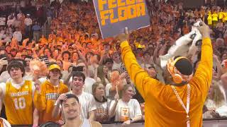 Tennessee Fans Sing Dixieland Delight After Defeating No 1 Alabama in Knoxville [upl. by Silver]