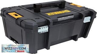 DEWALT TSTAK Tool Box Extra Large Design Removable Tray for Easy Access Review [upl. by Atsira]