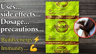 Supradyn tablet uses amp side effects in Telugu 💊 ll builds energy⚡ amp Immunity 💪 ll hairful [upl. by Siver965]