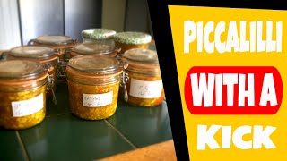 Piccalilli with a KICK  Best Piccalilli recipe [upl. by Mainis]