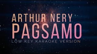 Arthur Nery  Pagsamo  LOW KEY KARAOKE VERSION [upl. by Saunders995]