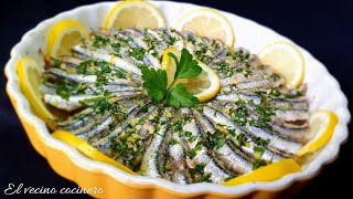 BOQUERONES AL HORNO Saludables y deliciosos‼️ [upl. by Orlene553]