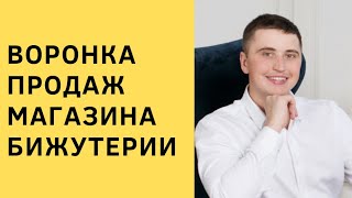 Воронка продаж магазина бижутерии стадии покупателя украшений [upl. by Llertrac]