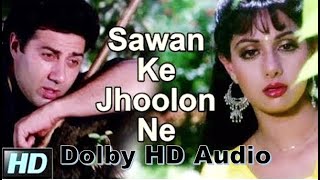 Sawan Ke Jhoolon Ne Mujhko Bulaya HD 1080p  Nigahen Songs  Mohammad Aziz Songs Dolby HD Audio [upl. by Poyssick]