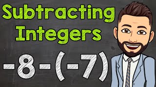 Subtracting Integers  How to Subtract Positive and Negative Integers [upl. by Ellennahs]