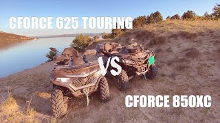 CFMOTO CFORCE 625 TOURING VS CFORCE 850xc  DRAG RACE [upl. by Benedix]