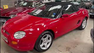 1997 MG MGF 18I VVC  MATHEWSONS CLASSIC CARS  28 amp 29 APRIL 2023 [upl. by Alleuqcaj]