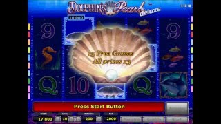 Dolphins Pearl Deluxe  CASINO SLOT MACHINE  M€GA WIN Bonus game [upl. by Haimes]