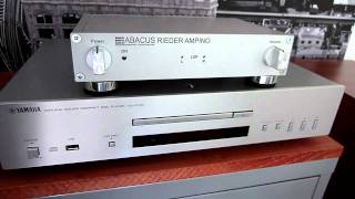 Abacus Rieder Ampino  Optische aufwertung eines HiFi Verstärkers [upl. by Apeed]