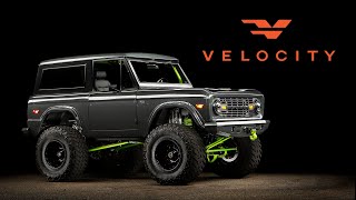 1975 Classic Ford Bronco Built By Velocity [upl. by Aihsekan]