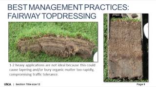 Webcast Fairway Topdressing [upl. by Cates]