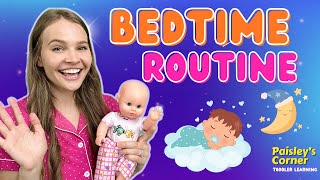 Bedtime Routine for Toddlers  Toddler Learning Video  Learning Videos for Toddlers  Baby Learning [upl. by Golanka]