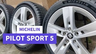 Michelin Pilot Sport 5  FULL LOOK 22545R17 PS5 SPECS ↓↓↓ [upl. by Lester]