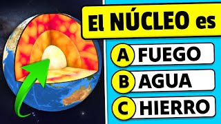 🌎 ¿Cuánto Sabes del PLANETA TIERRA 🌋☄️  FÁCIL a IMPOSIBLE  Quiz de Cultura General [upl. by Leahcir]