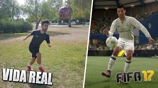 LOS NUEVOS REGATES DE FIFA 17 EN LA VIDA REAL [upl. by Hutchings]