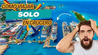 ¡Descubre cómo viajar solo en un crucero en 2024 [upl. by Akirdnuhs]