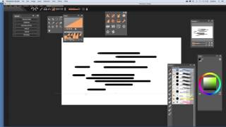 Paintstorm Studio  Create Parallel and Effect Lines tutorial [upl. by Lora]