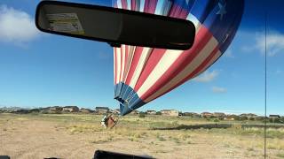 Hot Air Balloon Ride  Rough Landing [upl. by Ahsirahc]