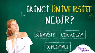 SINAVSIZ Ä°KÄ°NCÄ° ÃœNÄ°VERSÄ°TE NEDÄ°R AÃ–F SINAVSIZ ÃœNÄ°VERSÄ°TE BAÅVURUSU HAKKINDA HERÅEY [upl. by Mcnalley]