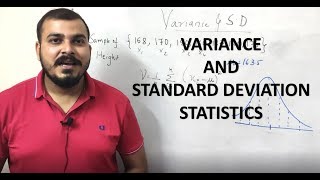 STATISTICS Variance and Standard Devation [upl. by Jaehne]