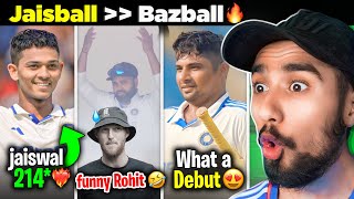 BAZBALL KA THE END 😂 Yashasvi Jaiswal 214 runs 😍  Sarfaraz Test Debut 🥹  IND vs ENG [upl. by Asus375]