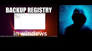 To back up the Windows registry using the Registry Editor follow these steps [upl. by Amik]