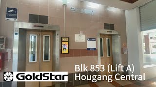 GoldStar Lift at Blk 853 Hougang Central [upl. by Neemsaj]