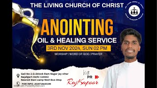 ANOINTING OIL amp HEALING SERVIC PASTOR RAJKAPOOR  WORSHIP AND SERMON [upl. by Julie]