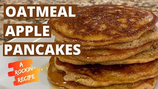 Oatmeal Apple PANCAKES [upl. by Whitehouse]