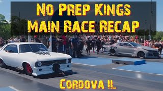 Street Outlaws No Prep Kings Season 7 2024 main race recap at Cordova IL 63024 race npk racer [upl. by Condon77]