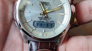 Casio Wave Ceptor WVAM630L9AJF Unboxing [upl. by Nylecaj]