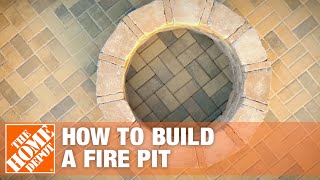 DIY Fire Pit How to Build a Fire Pit  The Home Depot [upl. by Burgwell42]