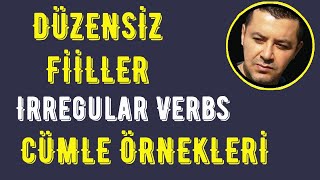 İngilizce Düzensiz Fiiller Konusu Irregular Verbs 2 ve 3 Hal Çekimleri  Cümle Örnekleri [upl. by Ahsimot]