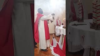 Incensing on the feast of the precious blood preciousblood choir consecration music  Incense [upl. by Gareri]