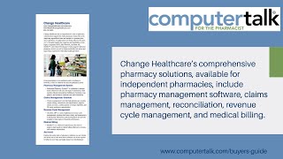 ComputerTalk for the Pharmacist 2023 Buyers Guide  Change Healthcare [upl. by Ihcehcu]