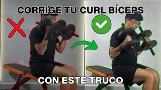 ❌​DEJA DE HACER MAL TU CURL DE BICEPS❌​ 🦾​ [upl. by Brotherson]