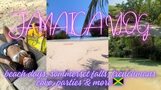 5 DAYS IN JAMAICA beach days sommerset falls frenchmans cove parties amp more [upl. by Khan]