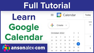 How to Use Google Calendar  Tutorial [upl. by Ateuqahs724]