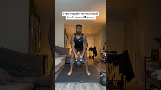 Kettlebell Basic Beginner Routine [upl. by Euv343]