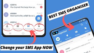 Sms Organizer  SMS Organizer app for android  Best app to organise your message app inbox [upl. by Tyson140]