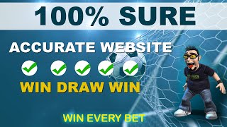 How To Win Long Bet with this Website Strategy  WinDrawWin Over 25 Goals Strategy works 100 [upl. by Artcele]