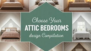 COOL ATTIC BEDROOM DESIGN IDEAS [upl. by Binny]