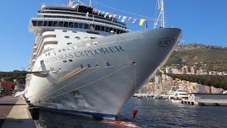 SEVEN SEAS EXPLORER  The worlds most luxurious cruise ship in Monaco  4KQualityVideo [upl. by Sremmus]