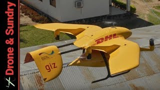 DHL Medical Delivery Drone Tanzania  Wingcopter  Parcel Copter 4 [upl. by Kiah]